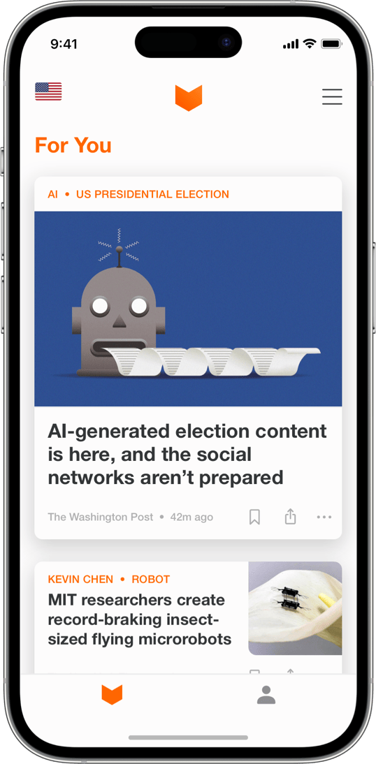 Image for feature "Fitting the news experience to your interests — without a filter bubble"